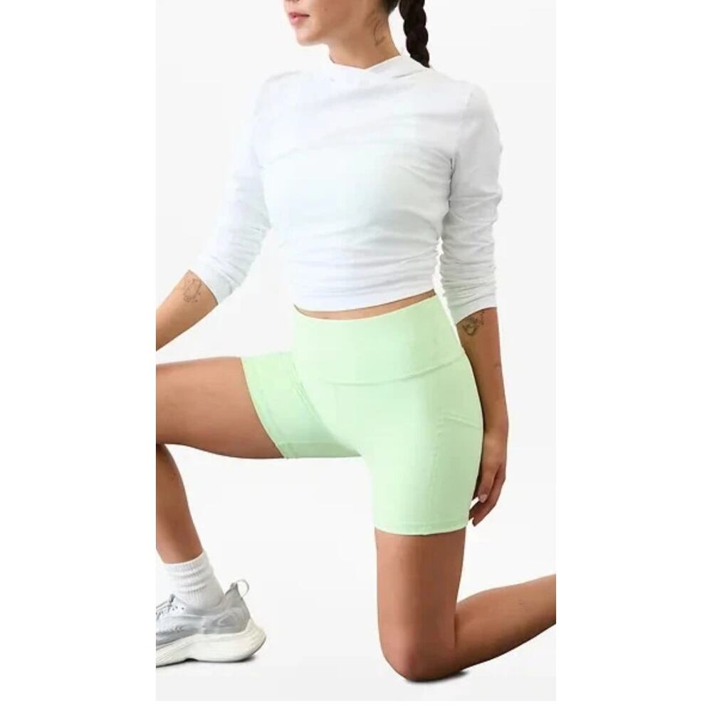 Athleta Interval Stash Short 5" Mint tint sz xs